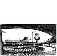 Br&uuml;ckenauffahrt Tegeler Flughafen