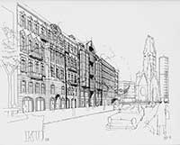 Gloria-Galerie, Kudamm 13 f&uuml;r Metz/Kranz, Berlin 1985/86