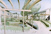 
Wohnbauten in Werder  f&uuml;r Krebs