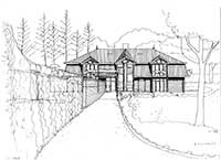 
Haus Fleischhauer, Stolpe, Eingangsseite