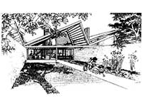 
Entwurf für eine Wohnhausgruppe New York 1964