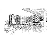 Shoyers Hotel Philadelphia, Entwurf Erweiterung