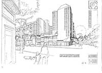 
Wettbewerb Leibnizstra&szlig;e/Mommsenstra&szlig;e, Perspektive