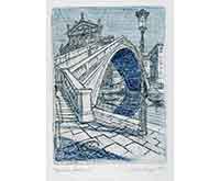 Ponte degli Scalzi (Radierung)